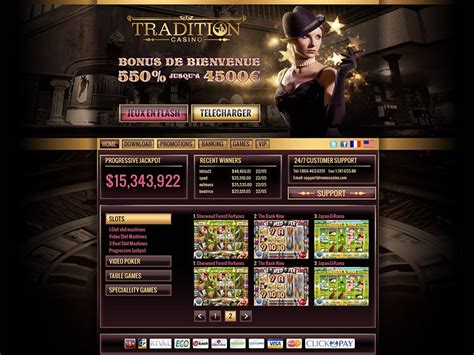 Tradition casino bonus